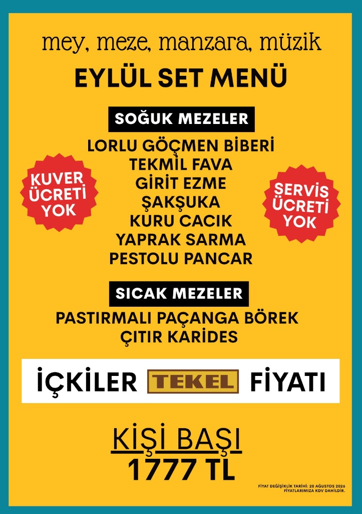 Eylül Fix & Set Menü