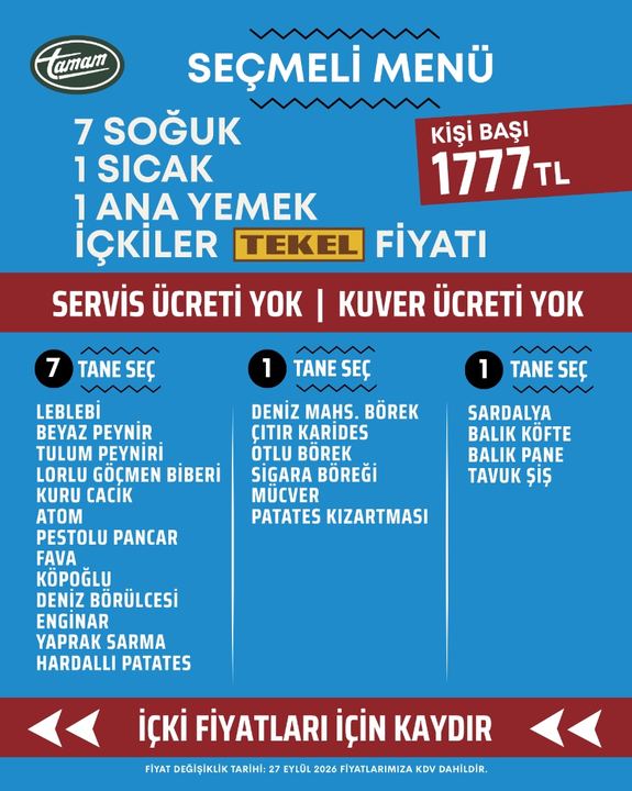 Seçmeli Menü